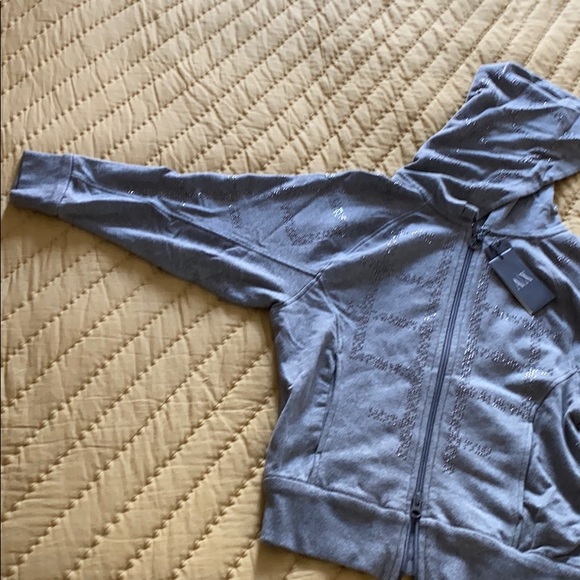 A/X Armani Exchange 1/3 sleeve hoodie - Picture 1 of 11